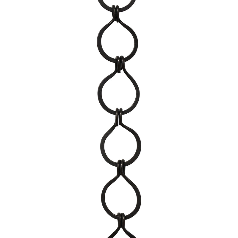 Chain BR04R-U Round Chandelier Chain with Unwelded Brass links, Antique Brass