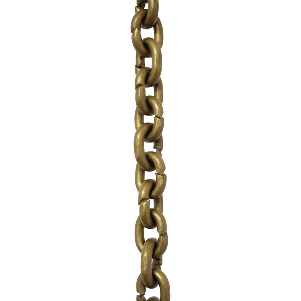 RCH Supply Company Un-Welded Link Chain; Antique Brass