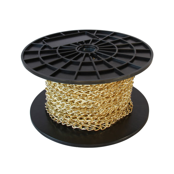 Reel CH-ST54L-U15] Steel Twist Clock Chain (164FT-REEL) | RCH Hardware