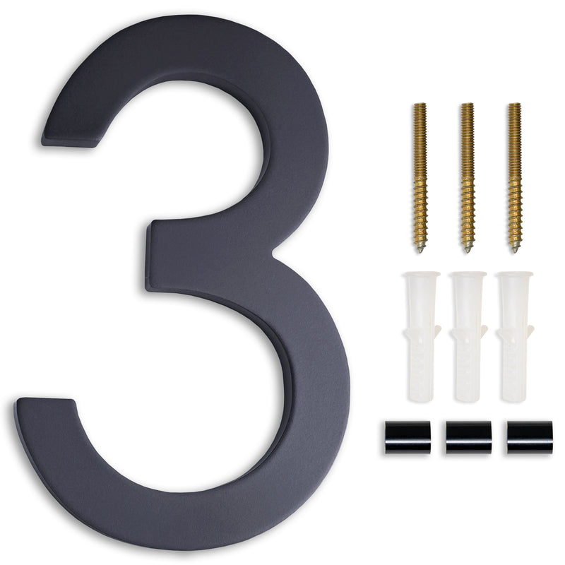 [Number AC101] Acrylic Modern Floating House Number - 3Inch, 6 Inch, 8 Inch