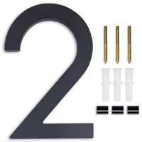 [Number AC101] Acrylic Modern Floating House Number - 3Inch, 6 Inch, 8 Inch