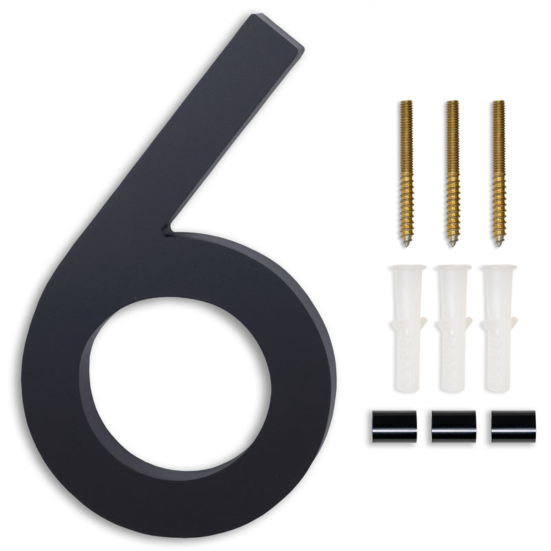 [Number AC101] Acrylic Modern Floating House Number - 3Inch, 6 Inch, 8 Inch