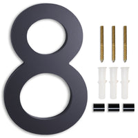 [Number AC101] Acrylic Modern Floating House Number - 3Inch, 6 Inch, 8 Inch