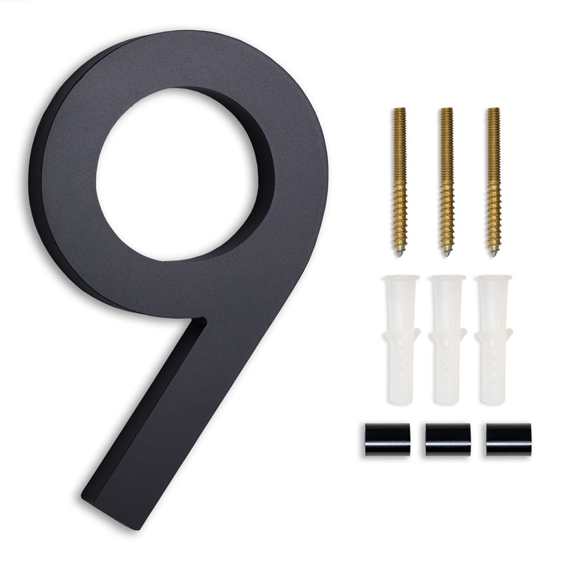 [Number AC101] Acrylic Modern Floating House Number - 3Inch, 6 Inch, 8 Inch