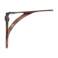 Cottage Bracket IR7901 Rustic Shelf Bracket, Antique Brass