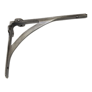 Cottage Bracket IR7901 Rustic Shelf Bracket, Antique Brass