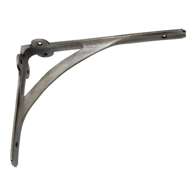 Cottage Bracket IR7901 Rustic Shelf Bracket, Antique Brass