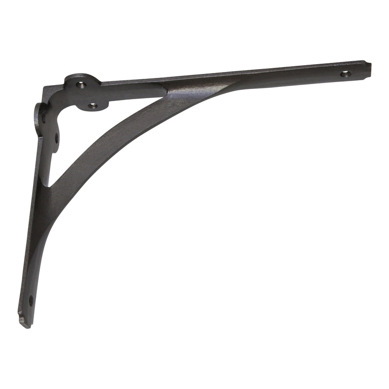 Cottage Bracket IR7901 Rustic Shelf Bracket, Antique Brass