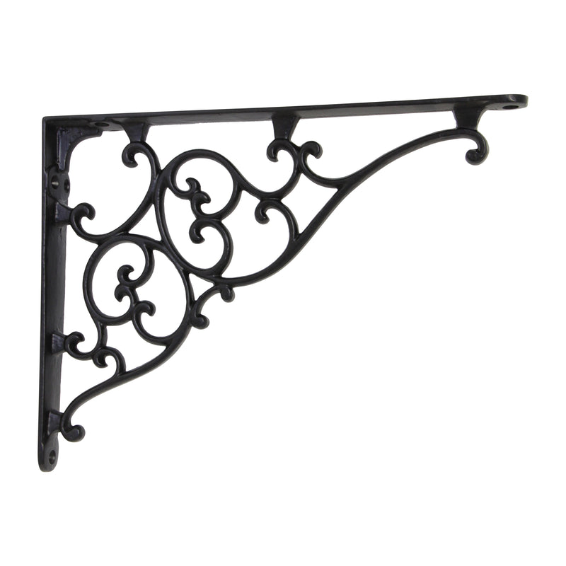 Filigree Bracket IR8016 Classic Shelf Bracket, Antique Copper