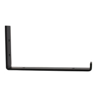 J Bracket IR810J Modern, Heavy Duty Shelf Bracket, Antique Brass