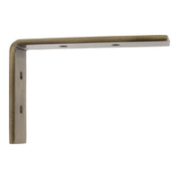 L Bracket IR810L Modern, Heavy Duty Shelf Bracket, Antique Brass