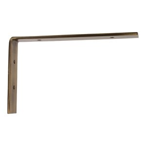 L Bracket IR810L Modern, Heavy Duty Shelf Bracket, Antique Brass