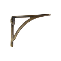 Sleek Bracket IR8207 Modern Shelf Bracket, Antique Brass