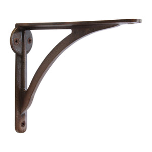 Sleek Bracket IR8207 Modern Shelf Bracket, Antique Brass