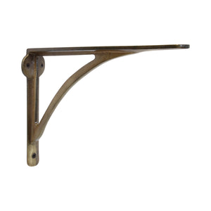 Sleek Bracket IR8207 Modern Shelf Bracket, Antique Brass