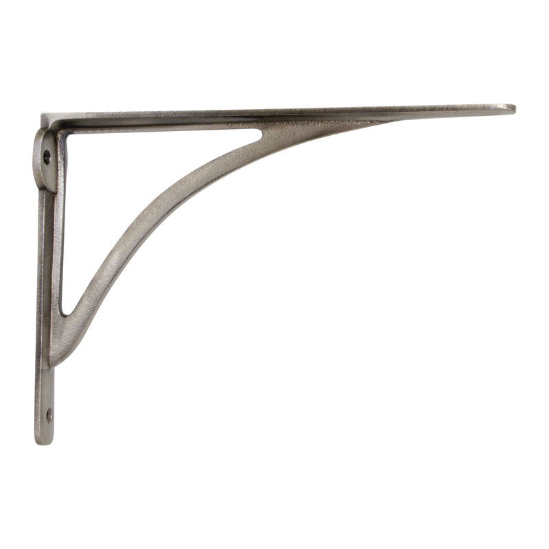 Sleek Bracket IR8207 Modern Shelf Bracket, Antique Brass