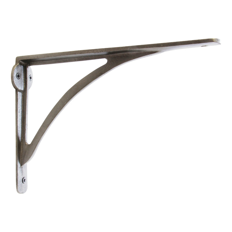 Sleek Bracket IR8207 Modern Shelf Bracket, Antique Brass