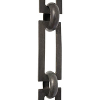 Chain BR01-U Rectangle Chandelier Chain with Unwelded Brass links and Round Joining links, Antique Brass