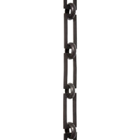 Chain BR01-U Rectangle Chandelier Chain with Unwelded Brass links and Round Joining links, Antique Brass