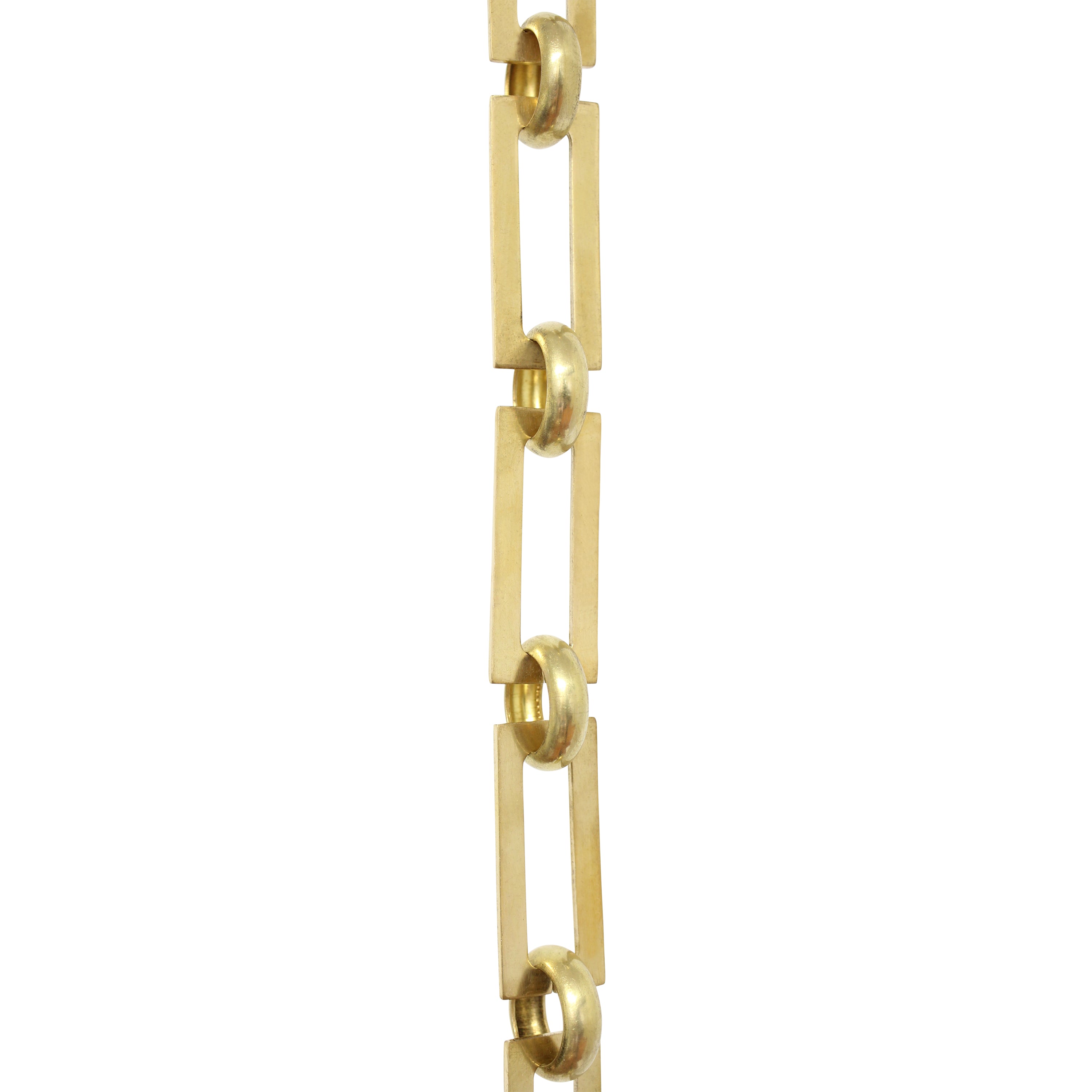 RCH Hardware CH ST63 U57 PB Steel Chandelier Chain 3 Gauge, Polished