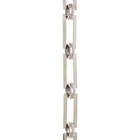 Chain BR01-U Rectangle Chandelier Chain with Unwelded Brass links and Round Joining links, Antique Brass