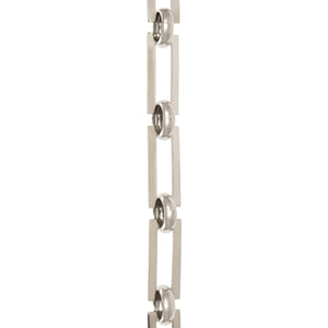 Chain BR01-U Rectangle Chandelier Chain with Unwelded Brass links and Round Joining links, Antique Brass