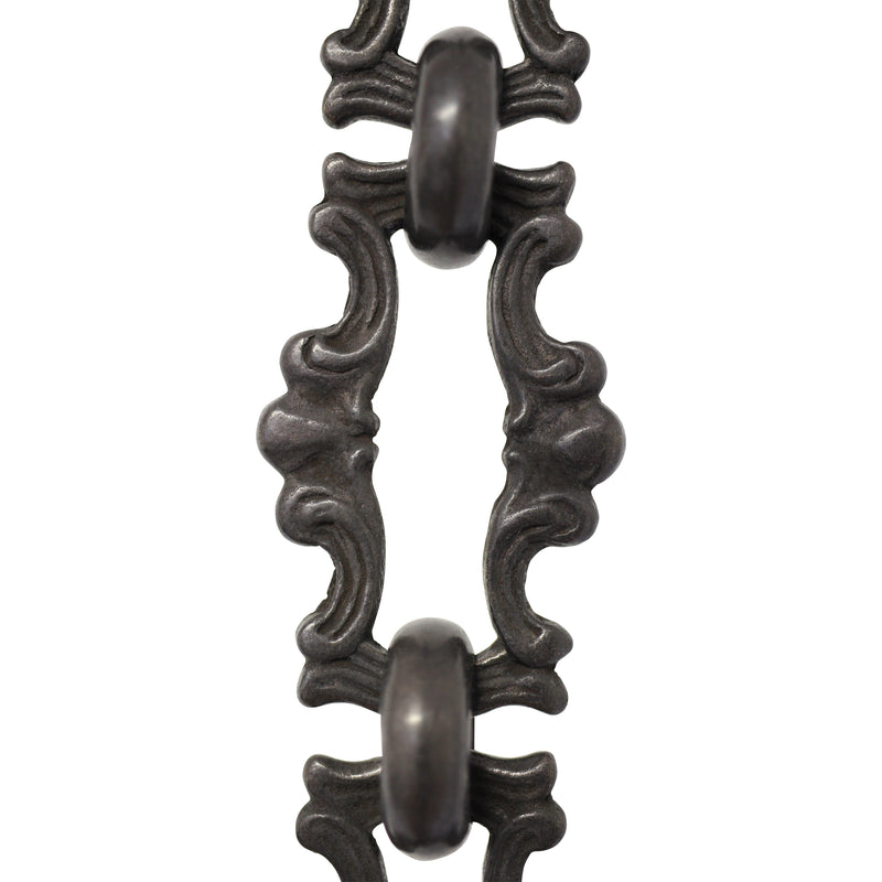 Chain BR02-W Vintage Chandelier Chain with Welded Brass links and Round Joining links, Antique Brass