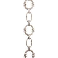 Chain BR05-W Round Chandelier Chain with Welded Brass links and Oval Joining links, Antique Brass