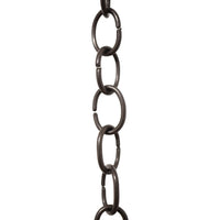 Chain BR06-U Loop Chandelier Chain with Unwelded Brass links, Antique Brass
