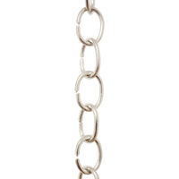 Chain BR06-U Loop Chandelier Chain with Unwelded Brass links, Antique Brass