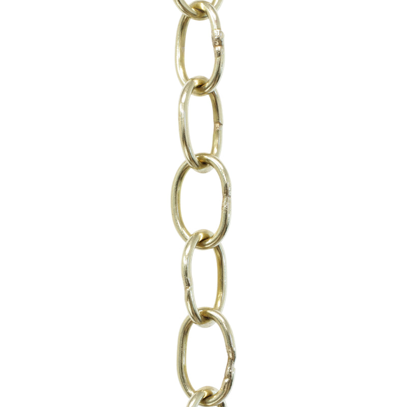 Chain BR06-W Loop Chandelier Chain with Welded Brass links, Antique Brass