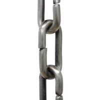 Chain BR07-U Standard Link, Coil Chandelier Chain with Unwelded Brass links, Antique Brass