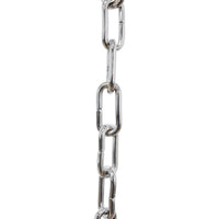 Chain BR07-U Standard Link, Coil Chandelier Chain with Unwelded Brass links, Antique Brass