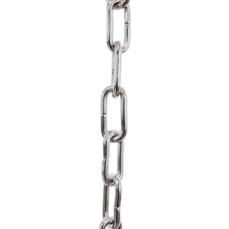 Chain BR07-U Standard Link, Coil Chandelier Chain with Unwelded Brass links, Antique Brass