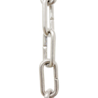 Chain BR07-U Standard Link, Coil Chandelier Chain with Unwelded Brass links, Antique Brass