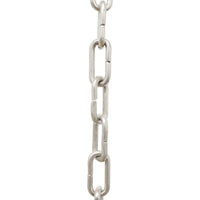 Chain BR07-U Standard Link, Coil Chandelier Chain with Unwelded Brass links, Antique Brass