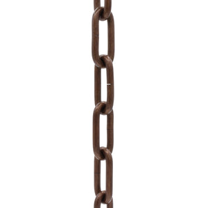 Chain BR07-U Standard Link, Coil Chandelier Chain with Unwelded Brass links, Antique Brass