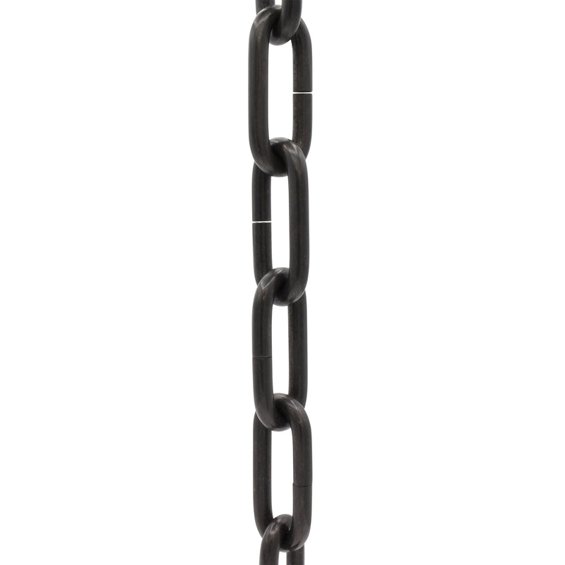Chain BR07-U Standard Link, Coil Chandelier Chain with Unwelded Brass links, Antique Brass