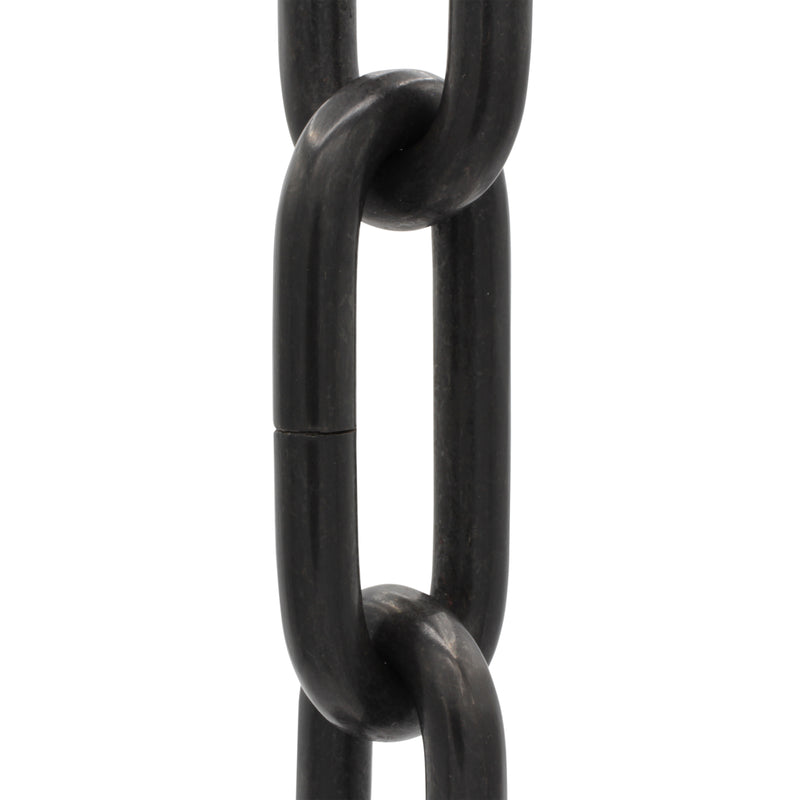 Chain BR07-U Standard Link, Coil Chandelier Chain with Unwelded Brass links, Antique Brass