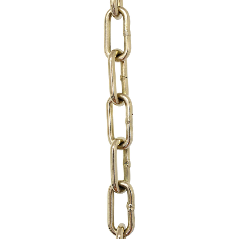 Embossed Brass Chain Inlay Decorative Chandelier Chain Link Heavy Duty