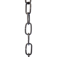 Chain BR08-U Standard Link, Coil Chandelier Chain with Unwelded Brass links, Antique Brass