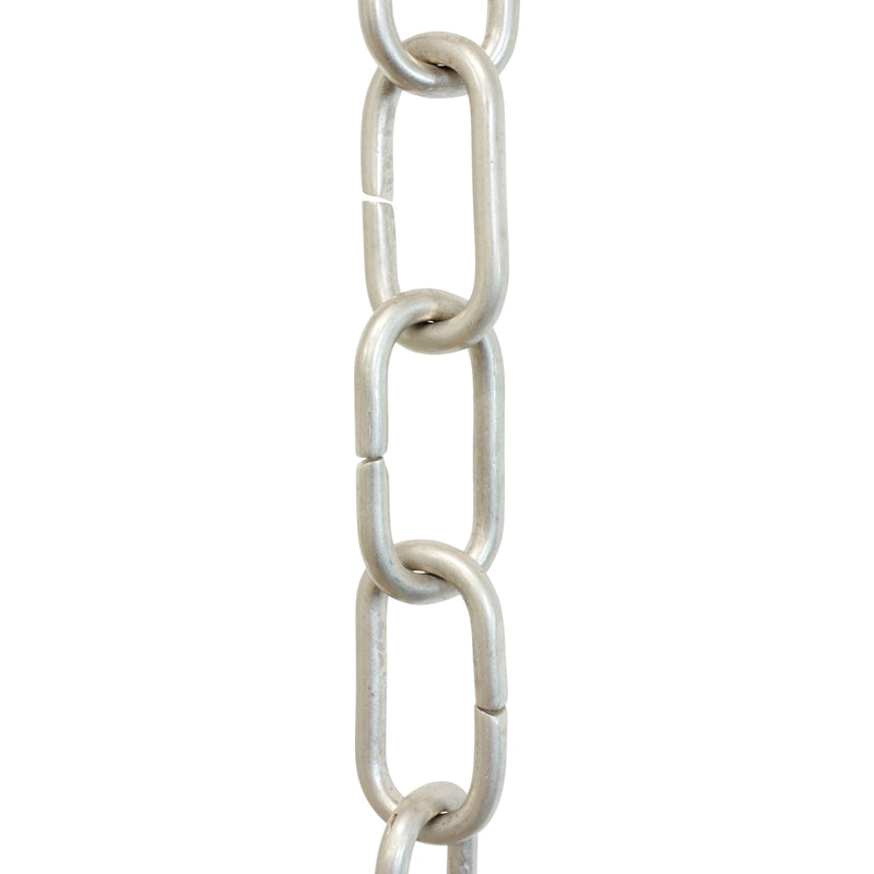 Chain BR08-U Standard Link, Coil Chandelier Chain with Unwelded Brass links, Antique Brass