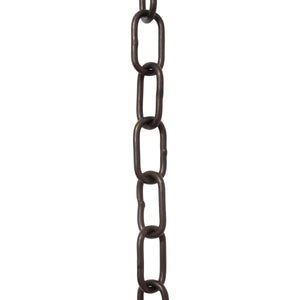 Chain BR08-W Standard Link, Coil Chandelier Chain with Welded Brass links, Antique Brass