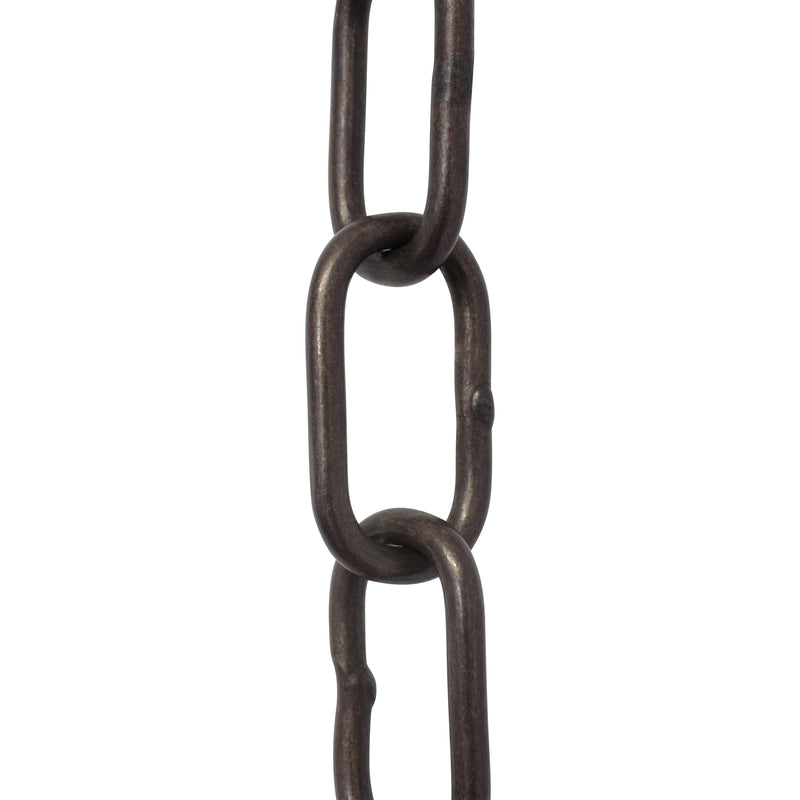 Chain BR08-W Standard Link, Coil Chandelier Chain with Welded Brass links, Antique Brass