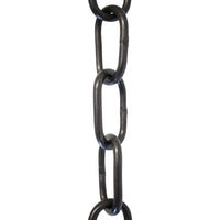 Chain BR08-W Standard Link, Coil Chandelier Chain with Welded Brass links, Antique Brass