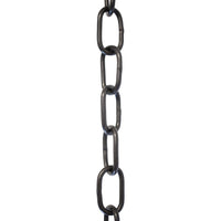 Chain BR08-W Standard Link, Coil Chandelier Chain with Welded Brass links, Antique Brass