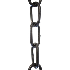 Chain BR08-W Standard Link, Coil Chandelier Chain with Welded Brass links, Antique Brass