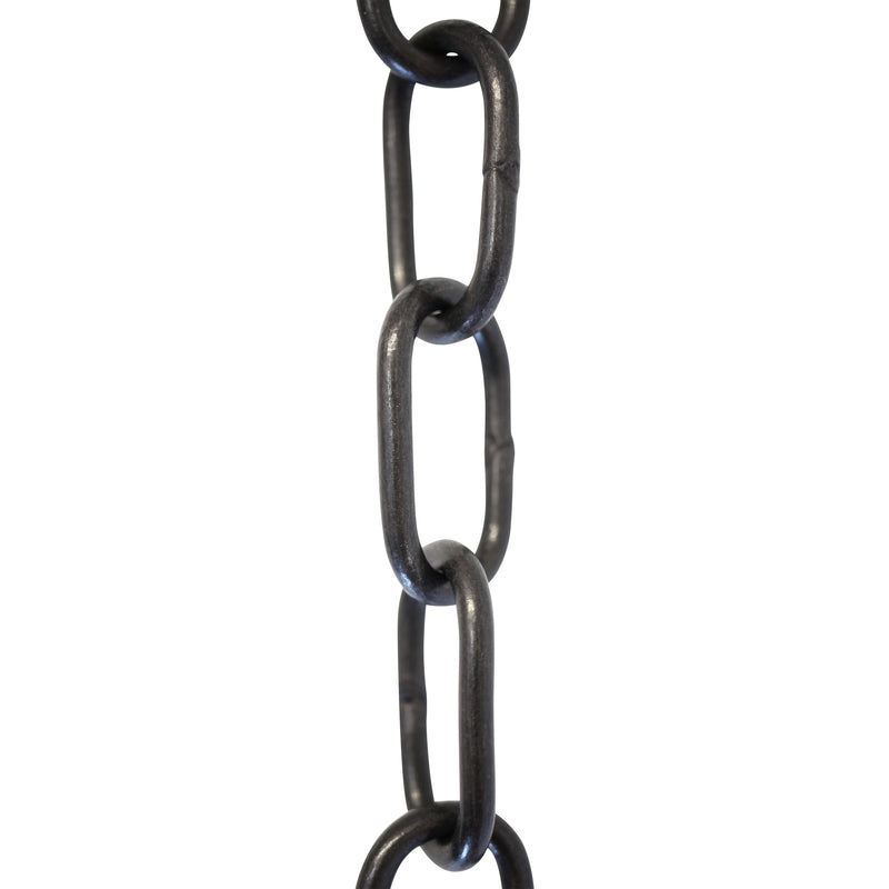 Chain BR08-W Standard Link, Coil Chandelier Chain with Welded Brass links, Antique Brass