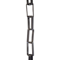 Chain BR09-W Rectangle Chandelier Chain with Welded Brass links, Antique Brass