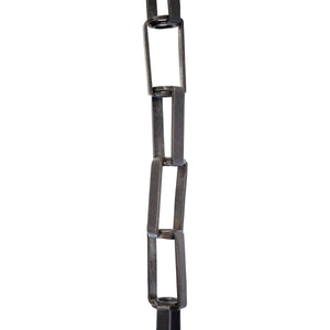 Chain BR09-W Rectangle Chandelier Chain with Welded Brass links, Antique Brass